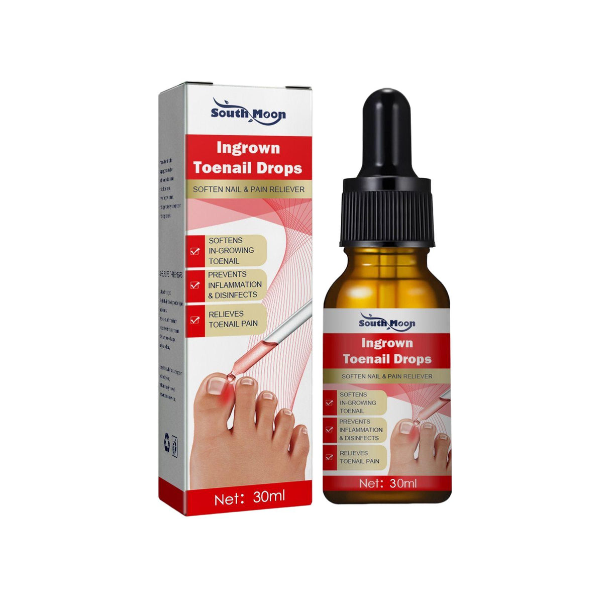 Maxbell Nail Repair Essential Oil Nail Solution Feet Care Essence Toenail Beauty 10.5x2.8cm 30ml