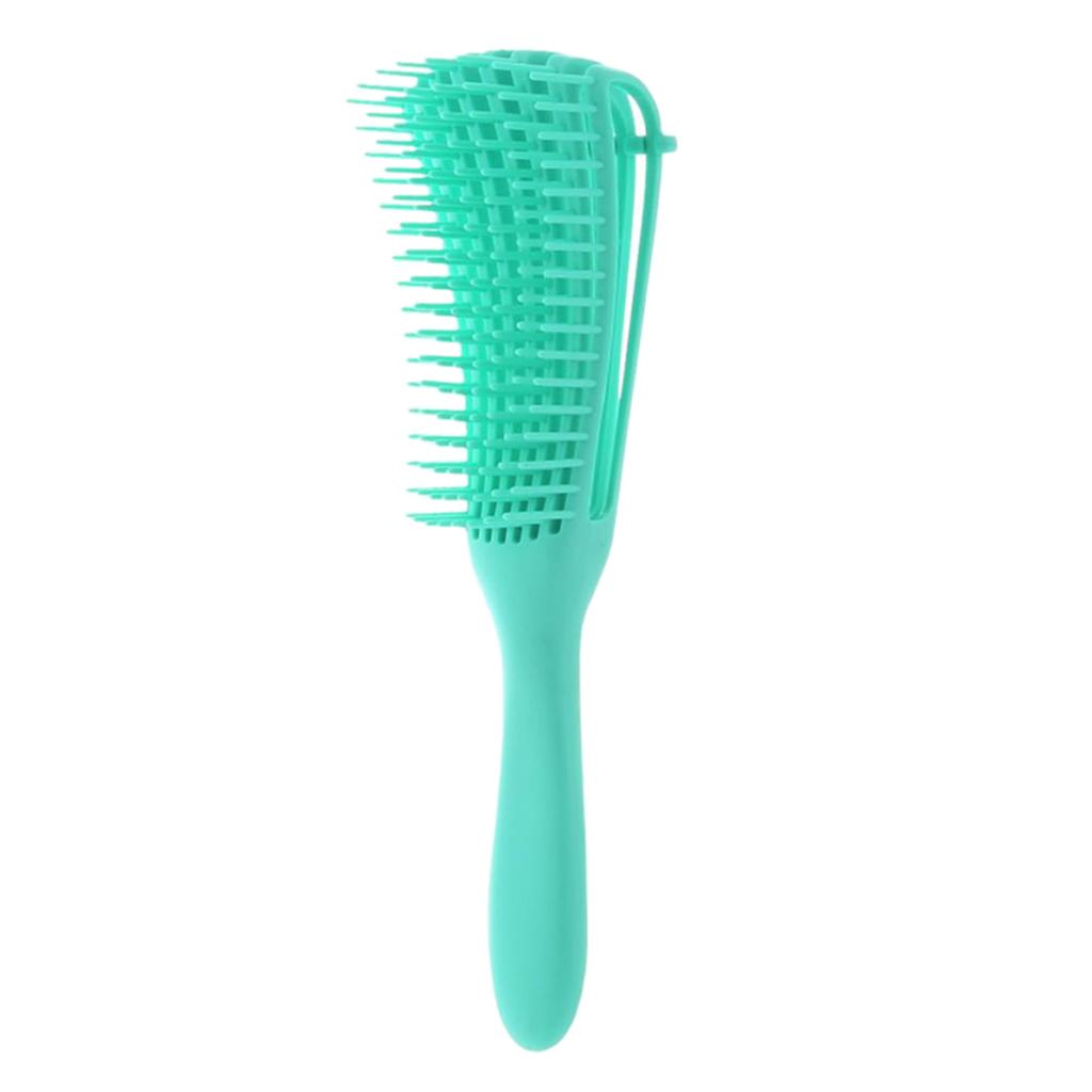 Maxbell Plastic Antistatic Detangling Hairbrush Comb for Long Thick Curly Hair Green