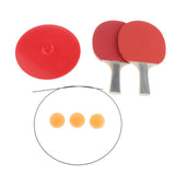 Maxbell Table Tennis Trainer Single Play Ping Pong Robot  Red Wood