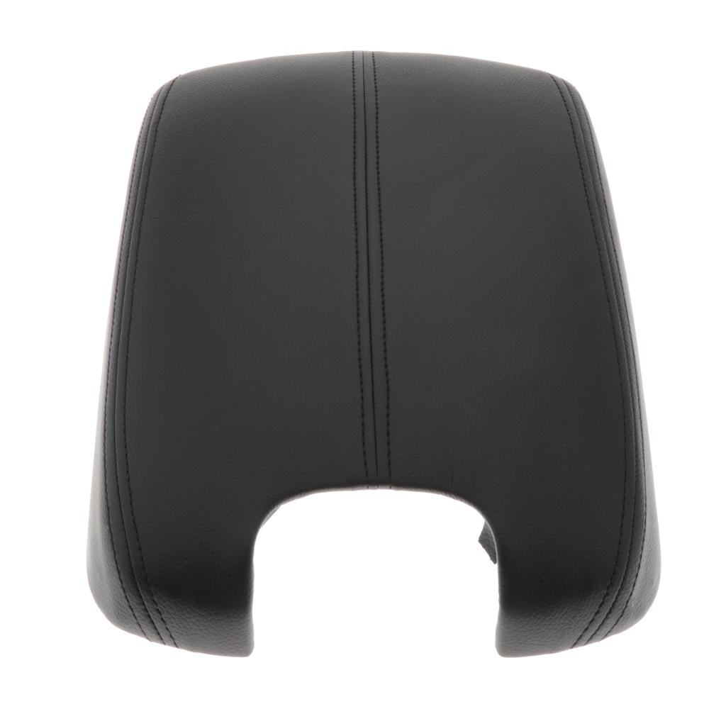 Max Maxb Car Armrest Center Console Lid Cover PU Leather for Honda Accord 08-12 Black