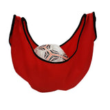 Maxbell Bowling Ball Microfiber Deluxe Black See Saw Cleaner Towel Carrier Red