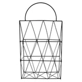 Maxbell Multi-function Magazine Newspaper Storage Basket Book Holder Organizer Black