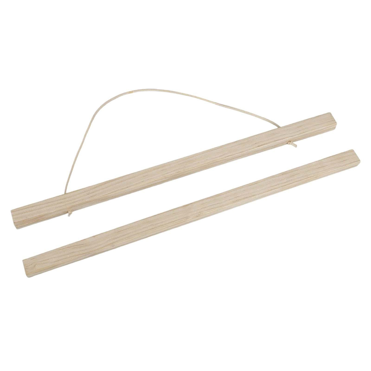 Maxbell Magnetic Poster Hanger Frame Wooden for Maps Painting Scroll Picture Clip 61cm