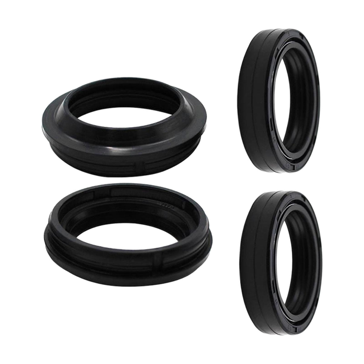 Maxbell 4Pcs Motorcycle Front Fork Damper Oil Seal and Dust Seal Durable 36x48x11mm