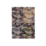 Max Mosaic Waterproof Bathroom Curtain with Hook Bath Curtain Camouflage