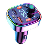 Maxbell Bluetooth FM Transmitter Fast Charging Support USB Disk PD 2 USB Port Type C