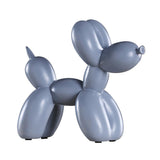 Maxbell Resin Decorative Balloon Dog Ornament Desktop Decorations Gray