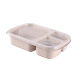 Maxbell Airtight Lunch Storage Box Microwave Bento Picnic Sushi for Children Adults beige