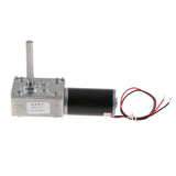 Max Reversible High Torque Turbo Worm Gearbox 24V DC Geared Motor 1280-160RPM
