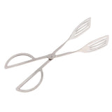 Max Stainless Steel Cooking Tong Fruit Salad Barbecue BBQ Grill Clip Tongs B