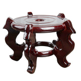 Maxbell Flowerpot Stand Base Home Decoration Shelf Fishbowl Bracket for Lawn Garden S