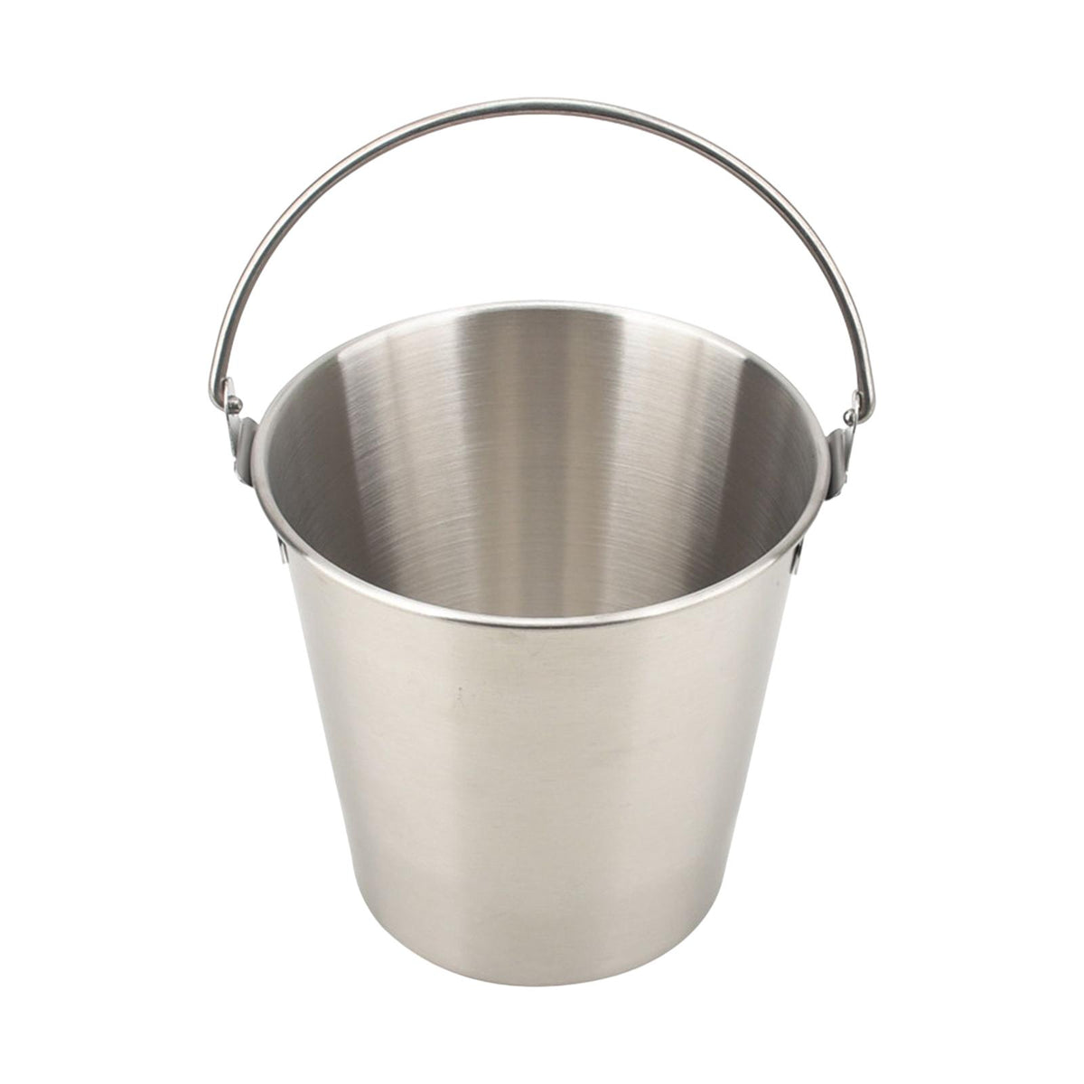 Maxbell Ice Bucket Cooling Tool with Handle Storage Bucket for Restaurant Hotel 700ML Argent