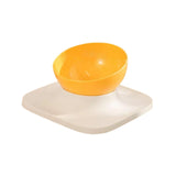 Maxbell Raised Cat Food Bowl Water Drinking Bowl Pet Feeder Waterer Pet Feeding Bowl Yellow 1 Bowl