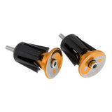 Maxbell 1 Pair Handlebar Grips Bar End Plugs Cap for MTB Road Bike Bicycle Yellow