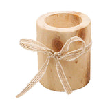 Max Wooden Candle Holder Wooden Centerpiece  For Home Office Bedroom Decor M