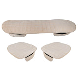 Maxbell 1x Car Seat Winter Anti Slip Cushion Soft Breathable Seat Cover Supplies Beige