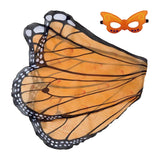 Maxbell Butterfly Wing Costume Prop Party Favor Elf Birthday Children Kids Yellow