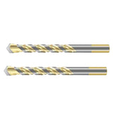 Max 2pcs Alloy Hole Saw Drill Bit with Triangle Shank for Glass Tile Metal 12mm