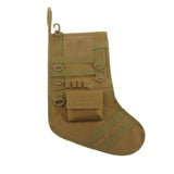 Max Christmas Stocking Xmas Tree Hanging Sock Storage Bag Pouch Khaki