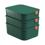 Maxbell 3 Pieces Drawer Organizer Household Wardrobe Save Space Closet Storage Boxes Green