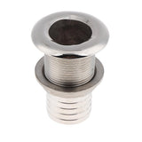 Maxbell Boat Thru Hull Fitting / Drain Hose Barb Marine 316 Stainless Steel 32mm