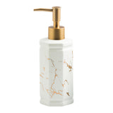 Maxbell 350ml Ceramic Refillable Liquid Hand Soap Dispenser for Daily Use Recyclable White