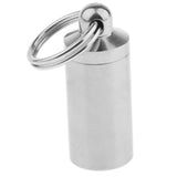Maxbell Waterproof Titanium Pocket Pill Box Capsule Tablet Organizer Single Layer