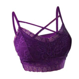 Max Women's Comfort Sexy Embroidered Lace Unpadded Push up Everyday Bra L