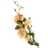 Maxbell Simulation Silk Rose Flower DIY Bouquet Wedding Home Decoration Champagne