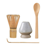 Maxbell Japanese Matcha Tea Set Exquisite Workmanship for Office Friends Gifts White pattern