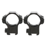 Maxbell 25.4mm 1" Scope Mount Rings Fits 11mm Dovetail Rail Flashlight Low Profile