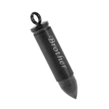 Maxbell Stainless Steel Bullet Shape Cross Cremation Urn Memorial Pendant brother