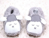 Maxbell Coral Fleece BabyToddler Shoes Soft Sole with Sheep Pattern Gray 13