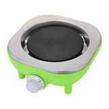 Maxbell Mini Electric Stove Home Travel Hot Plate Burner Heater 220V 500W 50HZ Green