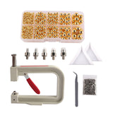 Maxbell Pearl Handmade Setting Machine Handmade DIY Craft Accessories for Cap Punch Yellow