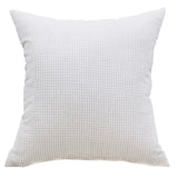 Max Soft Velvet Throw Pillow Cover Velvet Cushion Cover Pillowcase White 60 x 60cm - Aladdin Shoppers