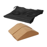 Maxbell Cork Squat Wedge Yoga Block Yoga Prop Accessory for Pilates Stretching 2 Piieces with bag