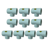 Maxbell 10 x Reducer Tee PPR Water Pipe Fittings Connectors for Water Supply T32x25