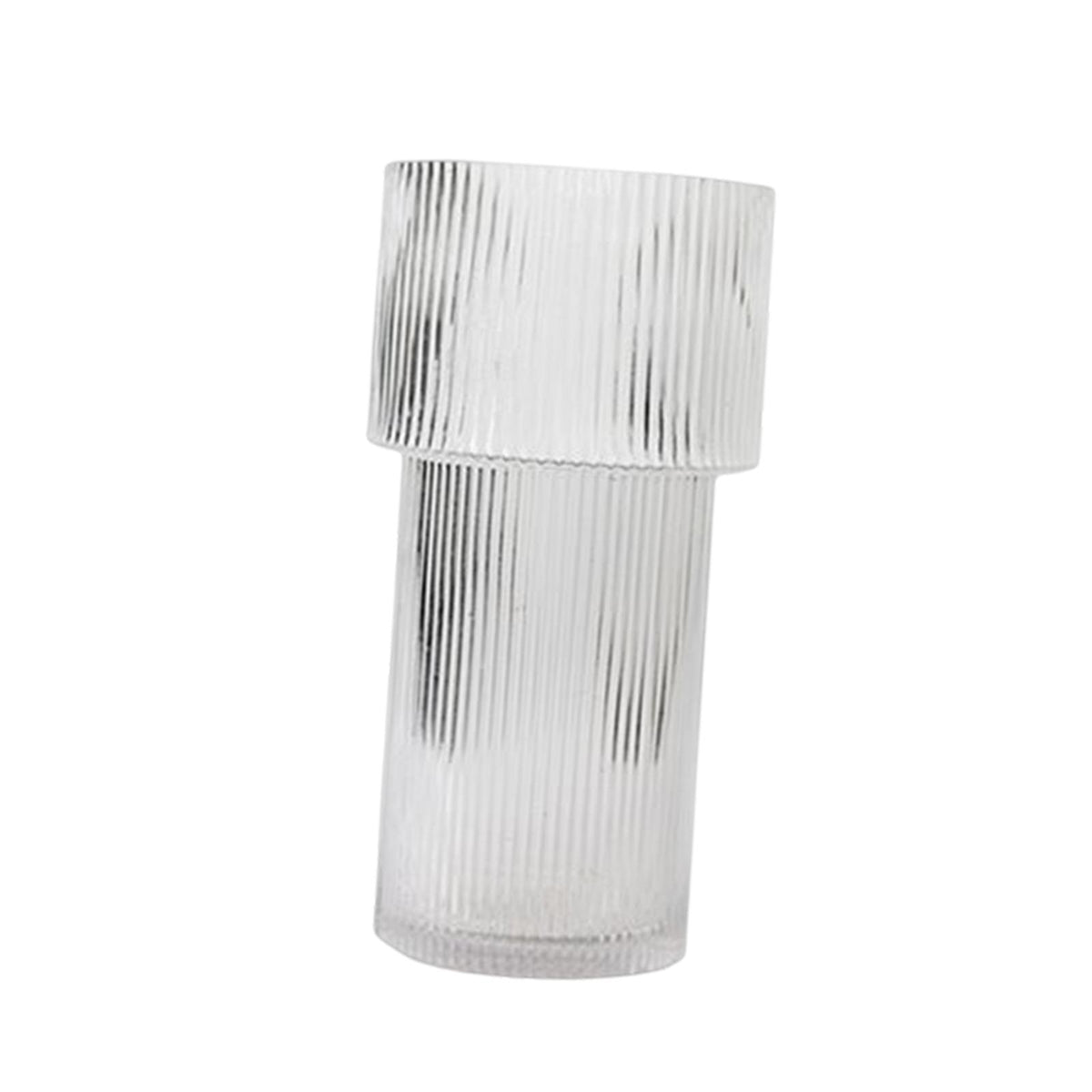 Maxbell Northern Europe Glass Vase Terrarium Craft Ornament for Centerpieces Office 14.3cmx29cm
