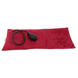 Maxbell Portable Air Inflatable Pillow Orthopedic Lumbar Brace Cushion Wine Red