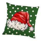 Maxbell Maxbell Christmas Pillow Cover Square Rustic Decorative for Farmhouse style A