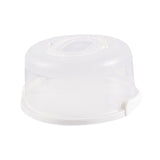Maxbell 4 inch Round Cake Carrier with Handle Handheld Reusable for Wedding Birthday