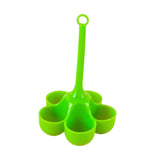 Maxbell Steamed Egg Tray Cookware Gadgets Dining Steaming or Boiling for Home Office Green