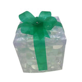 Maxbell LED Lighted Gift Boxes Battery Operated Light up for Yard Anniversaries 19cm