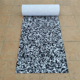 Maxbell EVA Faux Teak Decking Mat Boat Marine Flooring Sheet black white camouflage