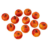 Maxbell Mini Pumpkins Lifelike Harvest Pumpkins for Halloween Holiday Decoration Orange and Yellow