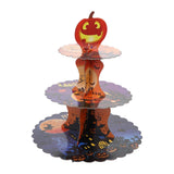 Maxbell Halloween Cupcake Stand, 3 Tiers Round Dessert Stand Tower Table Centerpiece