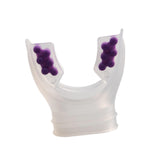 Maxbell Diving Regulator Mouthpiece Diving Equipment Breathing Tube Accessories Clear Purple