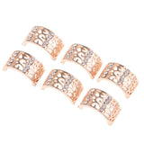 Max Semi-arch alloy decorative buckle pearl arch