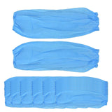 Maxbell 50 Pairs Disposable Oversleeves Arms Sleeves Non Woven Fabric Elastic Straps Blue